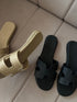 Summer H Shape Oran Slid On Flat